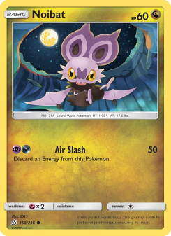 Noibat - pokemon TCG Card