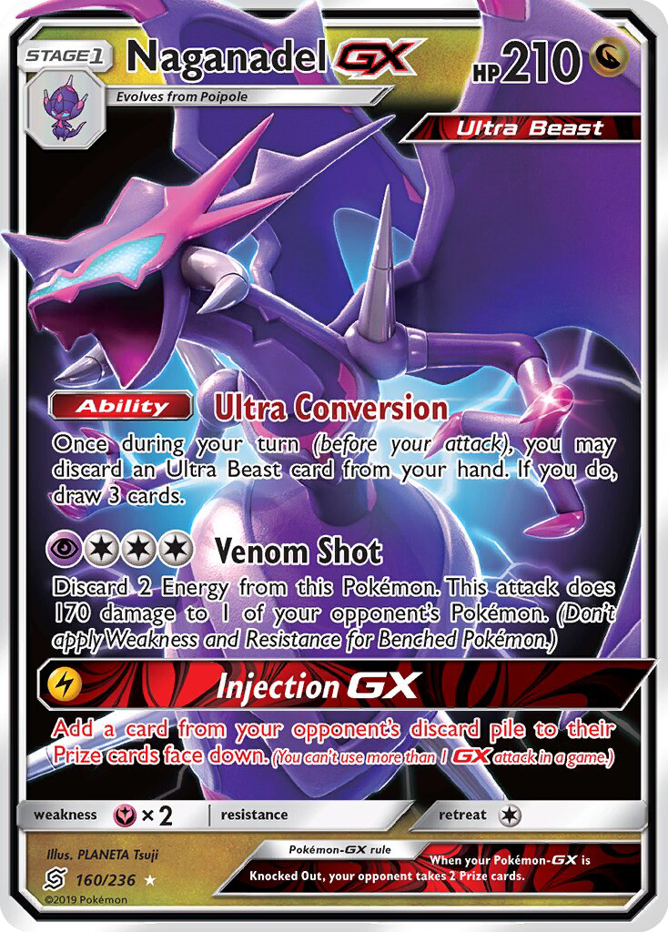 Naganadel GX - Pokémon TCG Card