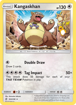 Kangaskhan - pokemon TCG Card