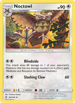 Noctowl - pokemon TCG Card