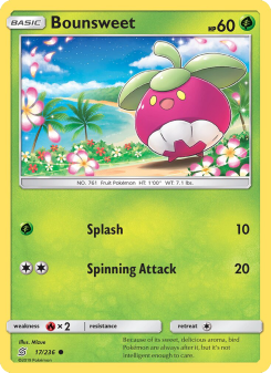 Bounsweet - pokemon TCG Card