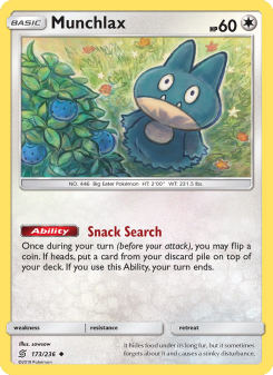 Munchlax - pokemon TCG Card