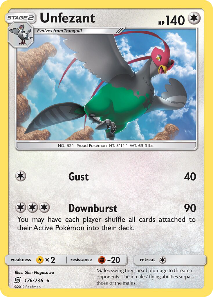 Unfezant - Pokémon TCG Card