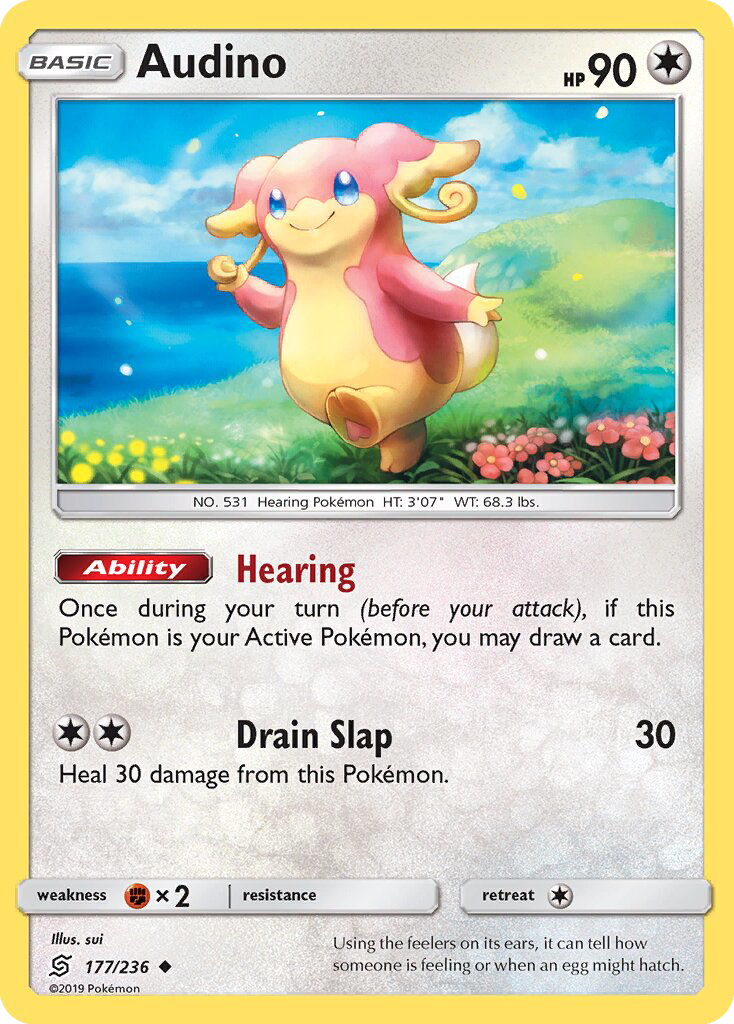 Audino - Pokémon TCG Card