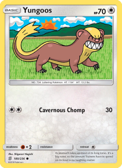 Yungoos - pokemon TCG Card