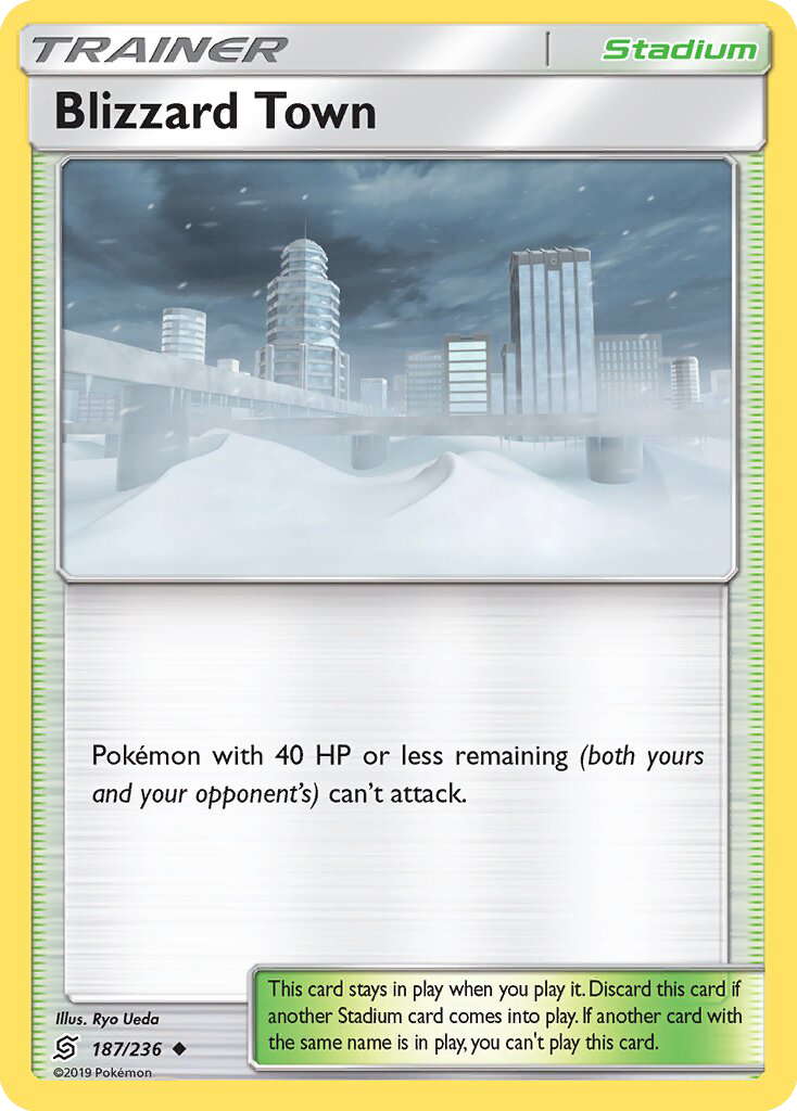 Blizzard Town - Pokémon TCG Card