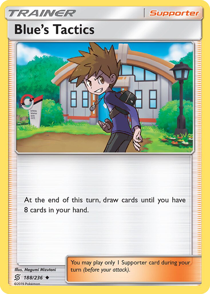 Blue’s Tactics - Pokémon TCG Card