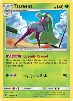 Tsareena - pokemon TCG Card