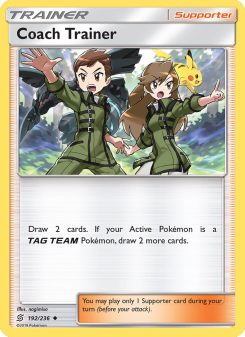 Coach Trainer - pokemon TCG Card