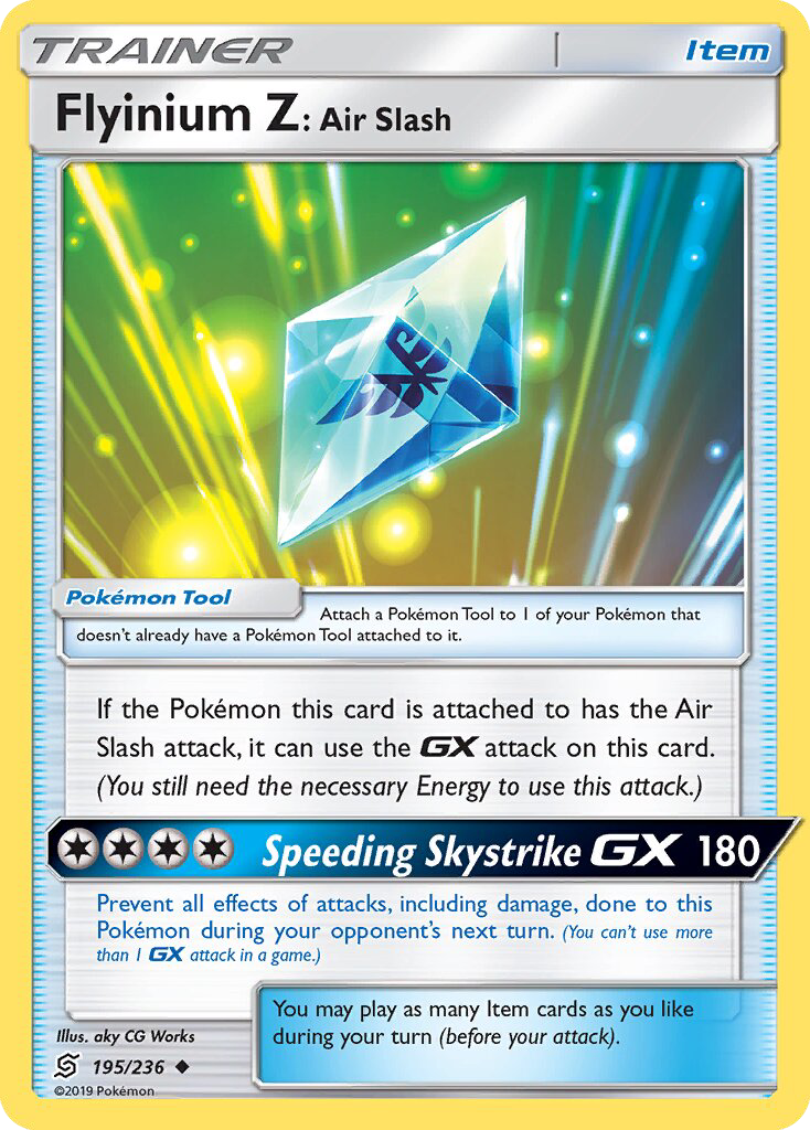 Flyinium Z: Air Slash - Pokémon TCG Card