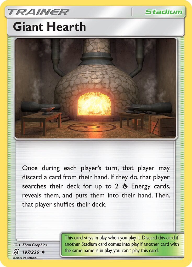 Giant Hearth - Pokémon TCG Card
