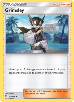 Grimsley - pokemon TCG Card