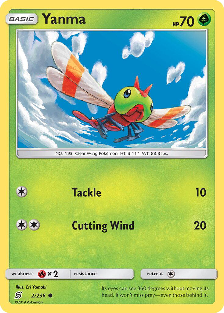 Yanma - Pokémon TCG Card