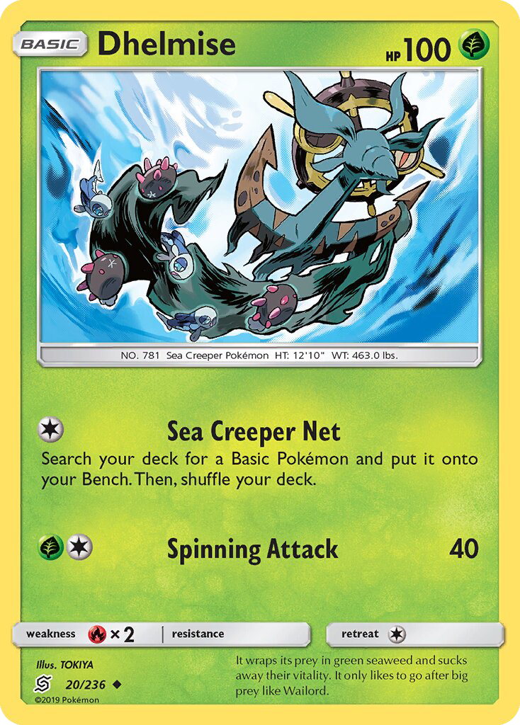 Dhelmise - Pokémon TCG Card