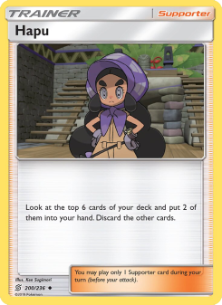 Hapu - pokemon TCG Card