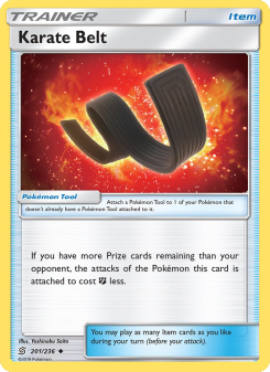 Karate Belt - pokemon TCG Card
