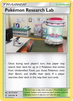 Pokémon Research Lab - pokemon TCG Card