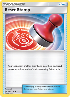 Reset Stamp - pokemon TCG Card