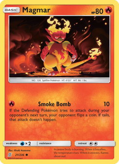 Magmar - pokemon TCG Card