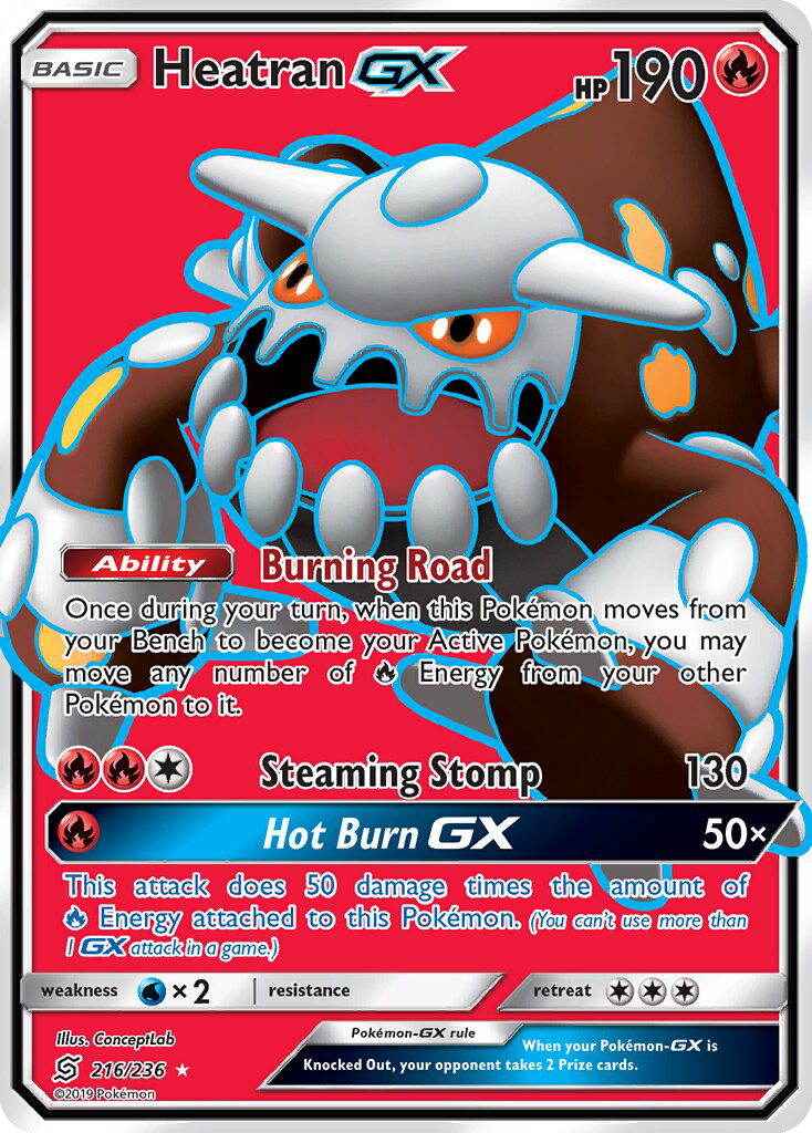 Heatran GX - Pokémon TCG Card