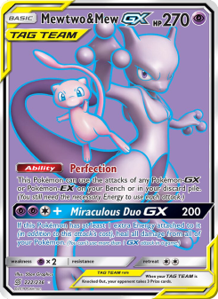 Mewtwo & Mew GX - pokemon TCG Card
