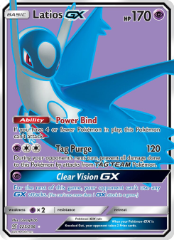 Latios GX - pokemon TCG Card