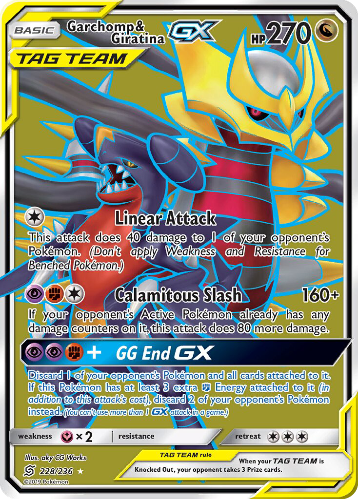 Garchomp & Giratina GX - Pokémon TCG Card