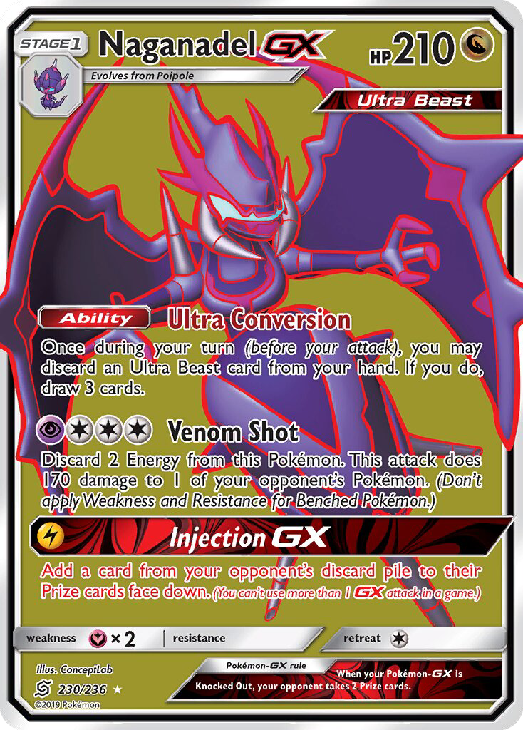 Naganadel GX - Pokémon TCG Card