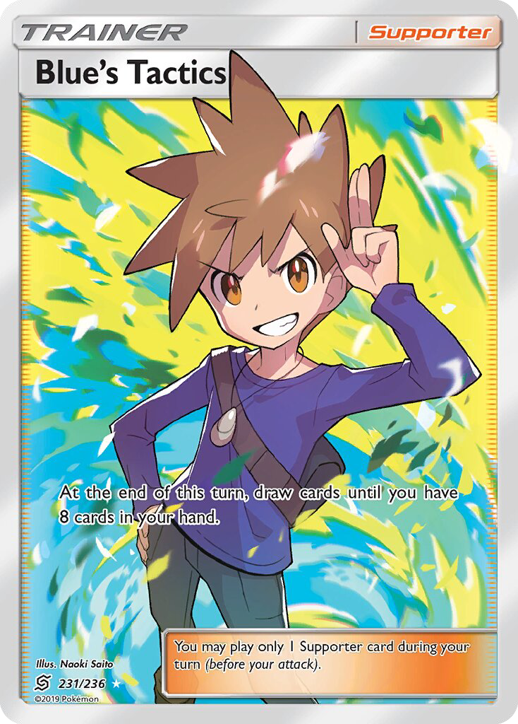Blue’s Tactics - Pokémon TCG Card
