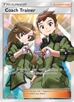 Coach Trainer - pokemon TCG Card