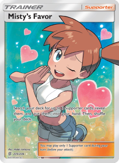 Misty’s Favor - pokemon TCG Card