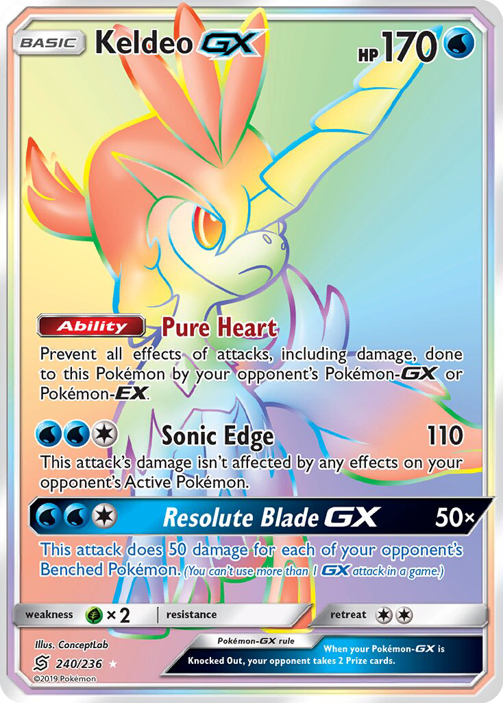 Keldeo GX - Pokémon TCG Card