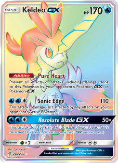 Keldeo GX - pokemon TCG Card