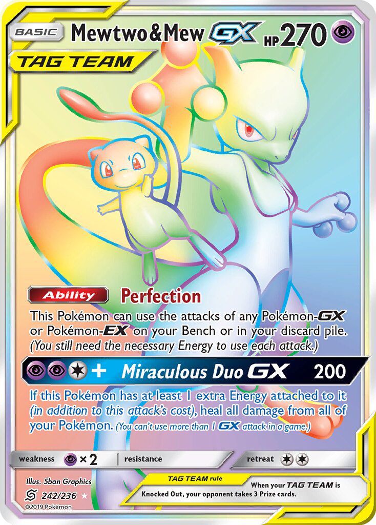 Mewtwo & Mew GX - Pokémon TCG Card