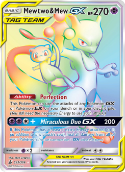 Mewtwo & Mew GX - pokemon TCG Card