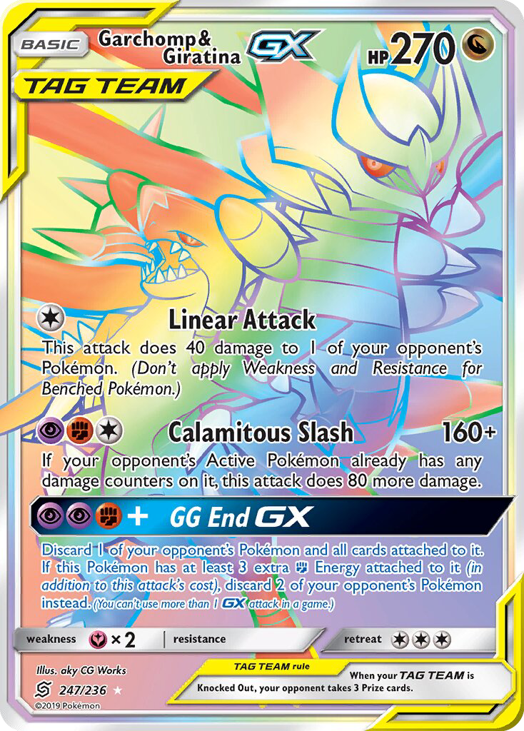Garchomp & Giratina GX - Pokémon TCG Card