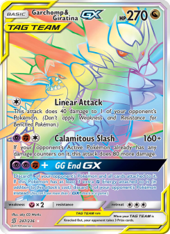 Garchomp & Giratina GX - pokemon TCG Card