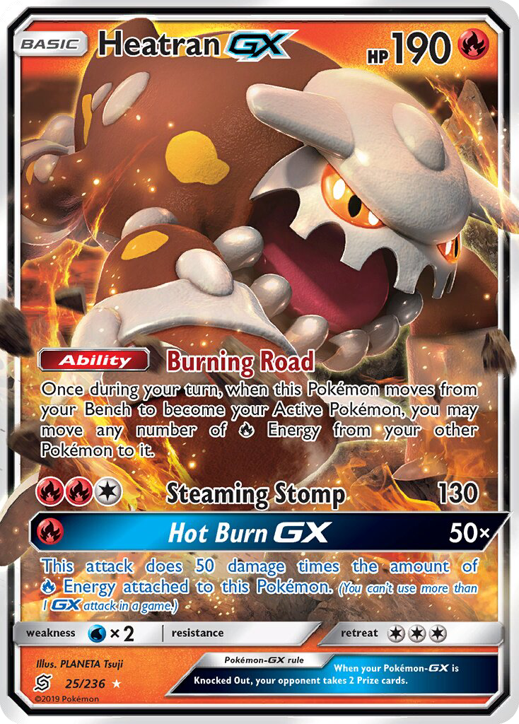Heatran GX - Pokémon TCG Card