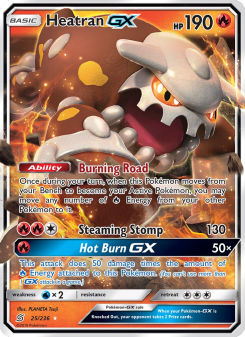 Heatran GX - pokemon TCG Card