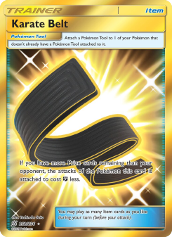 Karate Belt - pokemon TCG Card