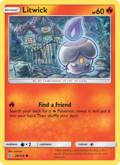 Litwick - pokemon TCG Card