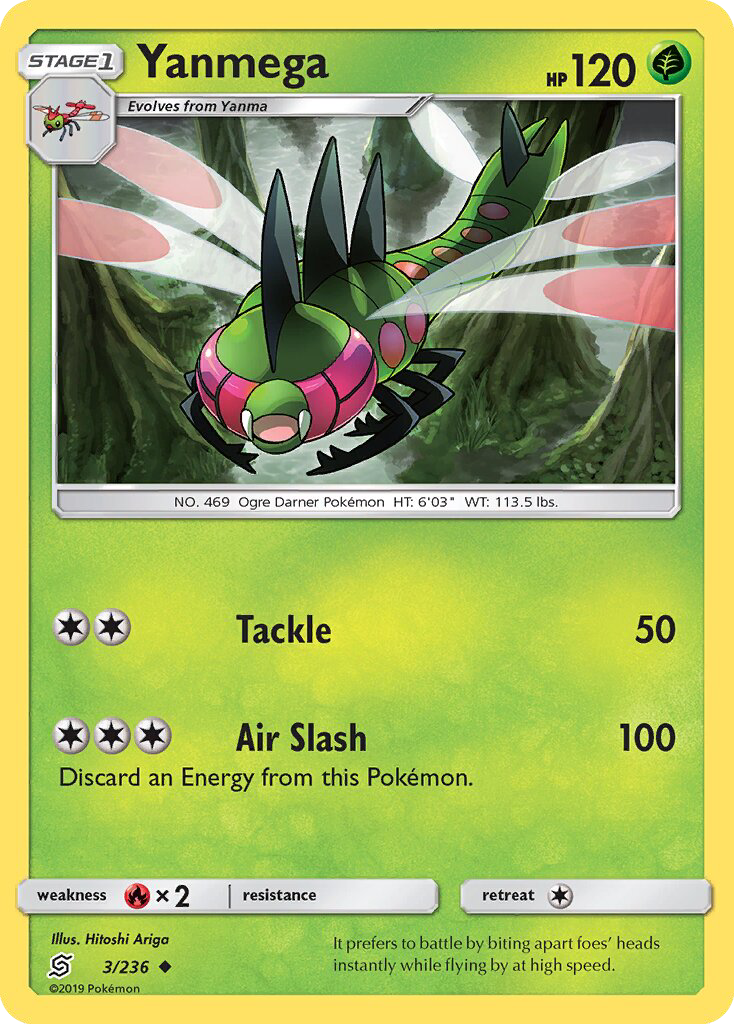 Yanmega - Pokémon TCG Card