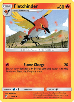 Fletchinder - pokemon TCG Card