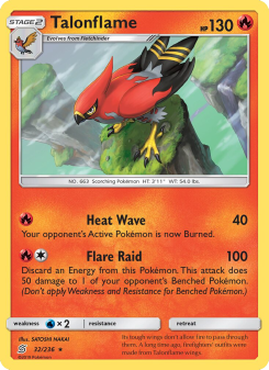 Talonflame - pokemon TCG Card