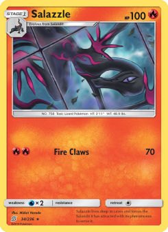 Salazzle - pokemon TCG Card