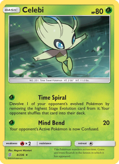 Celebi - pokemon TCG Card