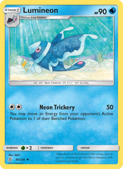 Lumineon - pokemon TCG Card