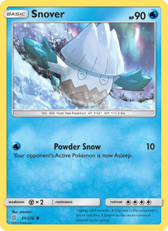 Snover - pokemon TCG Card