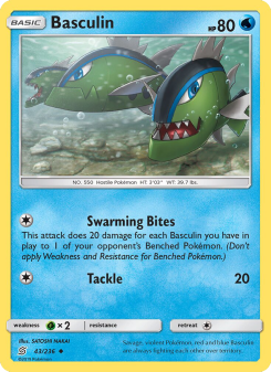 Basculin - pokemon TCG Card