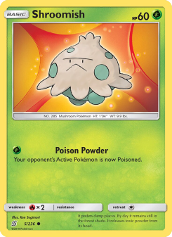 Shroomish - pokemon TCG Card